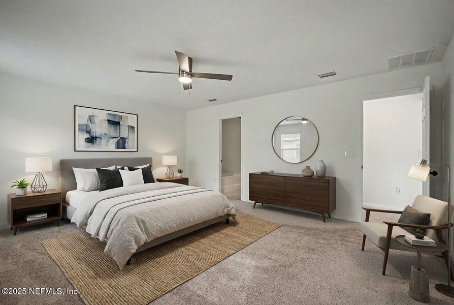 Furnished interior view inside a new home in , Palm Coast (Image 8).