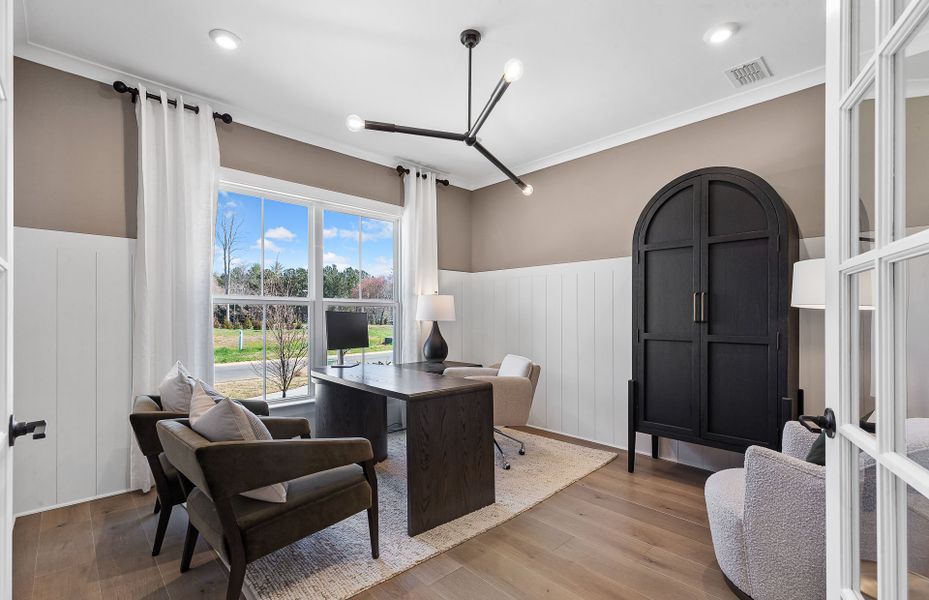 Representative furnished interior of a home built from the Woodward by Pulte Homes in Riversprings, Dacula (Image 13).