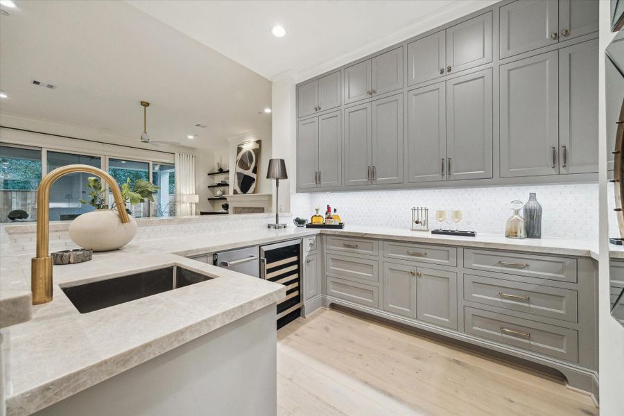 Furnished interior view inside a new home in , Houston (Image 16).