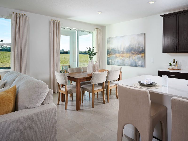 Furnished interior view inside a new home in The Reserve at Hammock Oaks - Signature Series, Lady Lake (Image 5).
