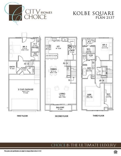 2D floor plan layout of this home in Kolbe Square, Houston, TX (Image 4).