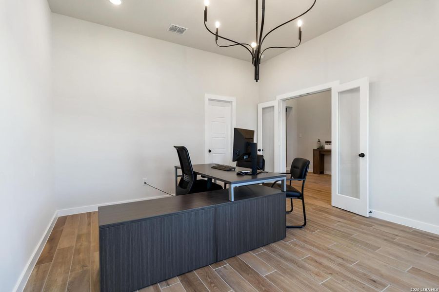 Furnished interior view inside a new home in Alamo Estates, San Antonio (Image 9).