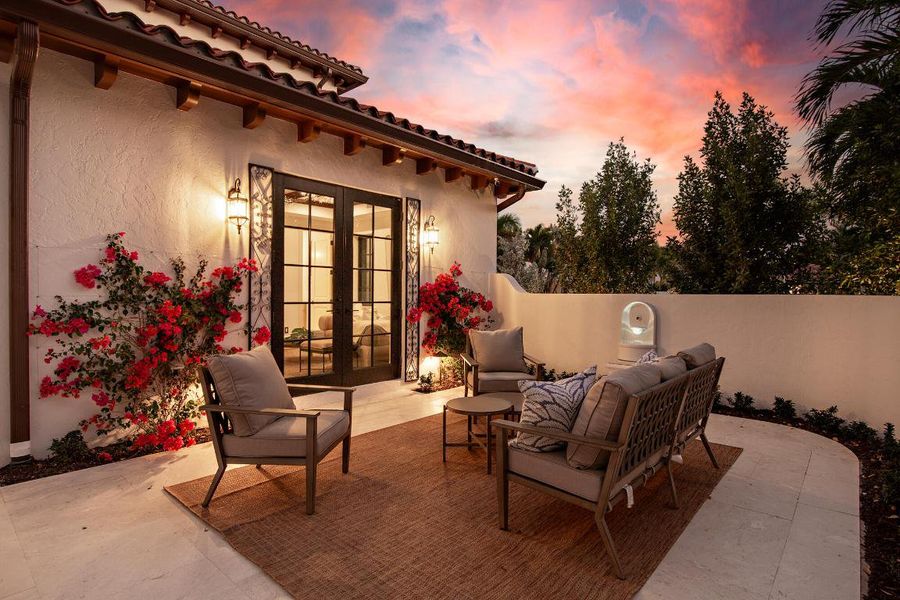 Twilight Courtyard Twilight Courtyard