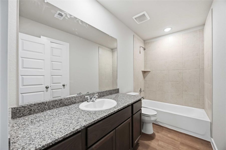 Furnished interior view inside a new home in Barton Place, Cleveland (Image 9). Furnished interior view inside a new home in Barton Place, Cleveland (Image 9).