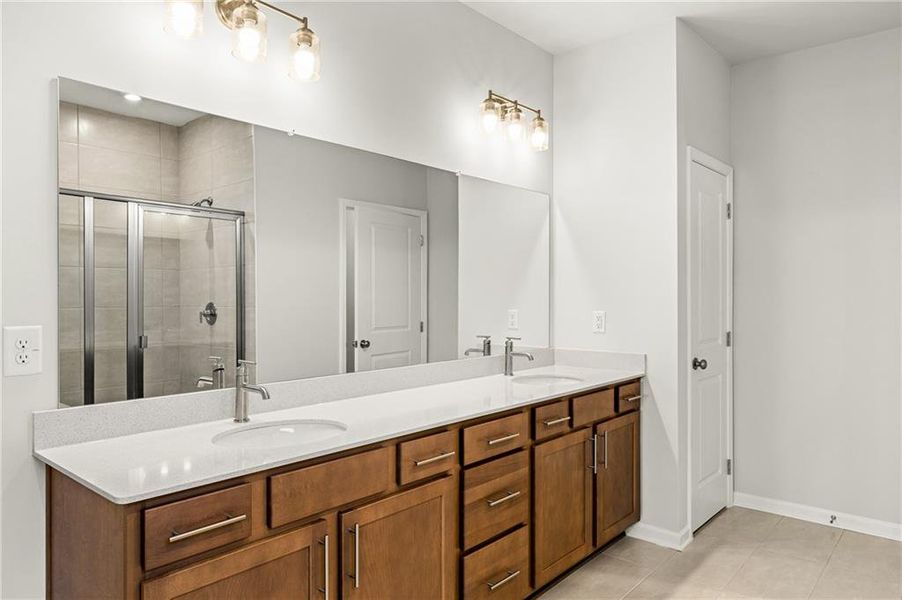 Furnished interior view inside a new home in Watermist at Mirror Lake, Villa Rica (Image 8).