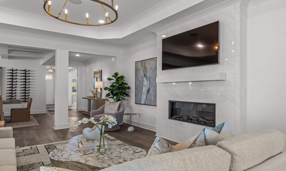 Furnished interior view inside a new home in The Willows, Loris (Image 9).