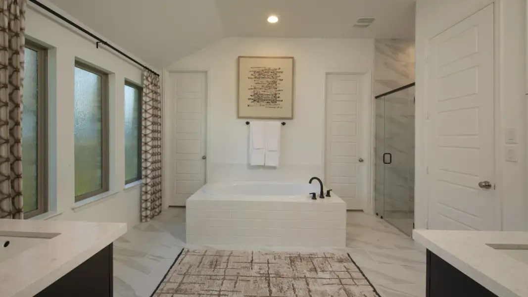 Furnished interior view inside a new home in Silo Mills, Cleburne (Image 61). Furnished interior view inside a new home in Silo Mills, Cleburne (Image 61).