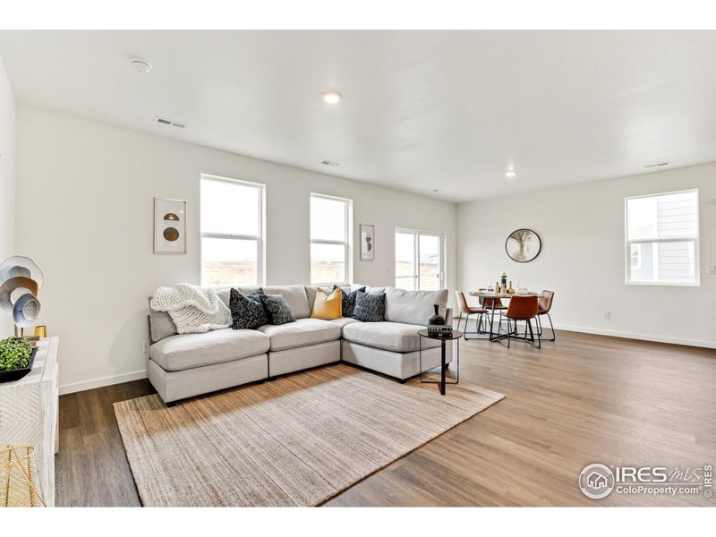 Furnished interior view inside a new home in Tailholt, Severance (Image 10).
