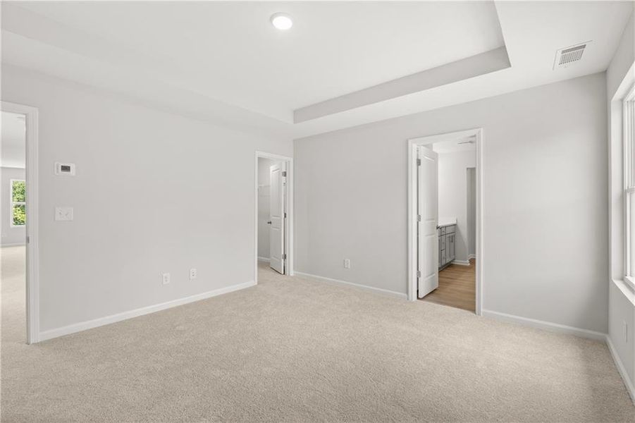 Spacious, unfurnished interior of a new home in The Bluffs, Canton (Image 23). Spacious, unfurnished interior of a new home in The Bluffs, Canton (Image 23).