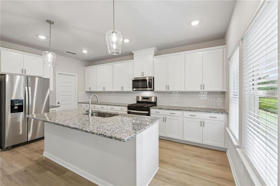 Furnished interior view inside a new home in Martin Springs - Estate Series, Lawrenceville (Image 18). Furnished interior view inside a new home in Martin Springs - Estate Series, Lawrenceville (Image 18).