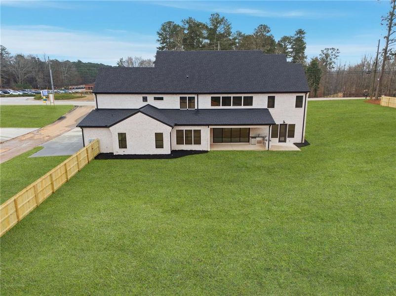 Exterior details and patio area of a home in , Buford (Image 25).
