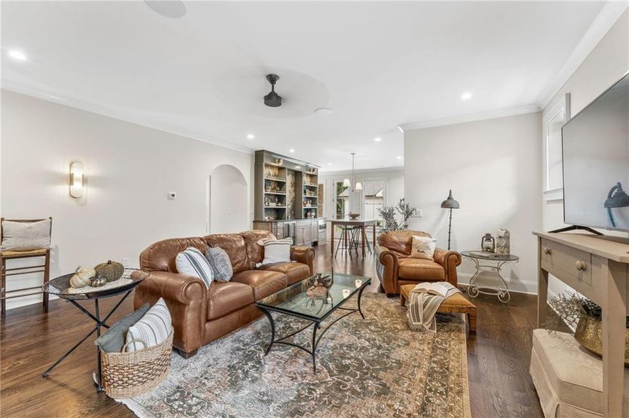 Furnished interior view inside a new home in , Marietta (Image 12).