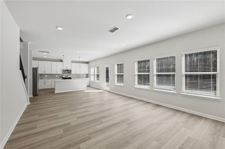 Spacious, unfurnished interior of a new home in Parkside at Grayson, Grayson (Image 18).