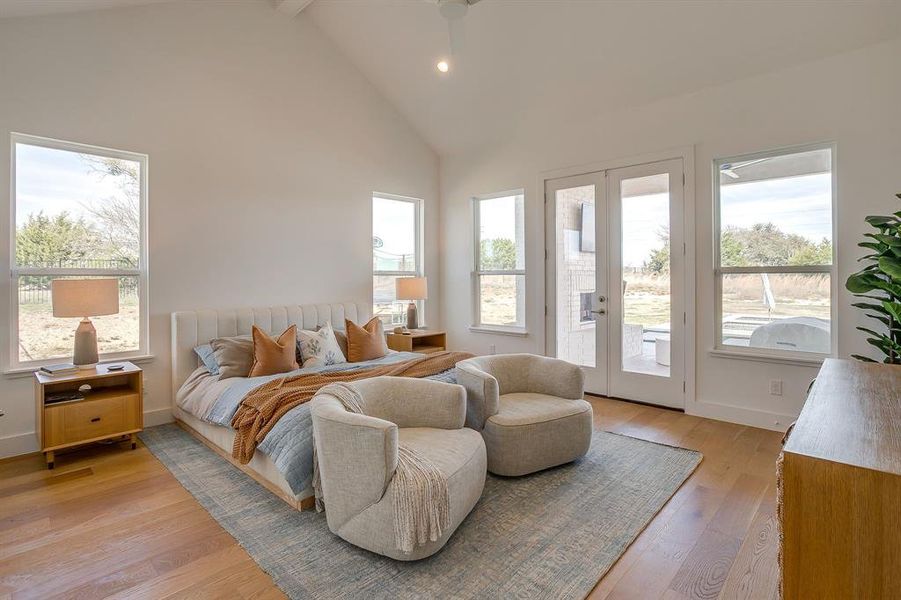 Furnished interior view inside a new home in , Aledo (Image 27).
