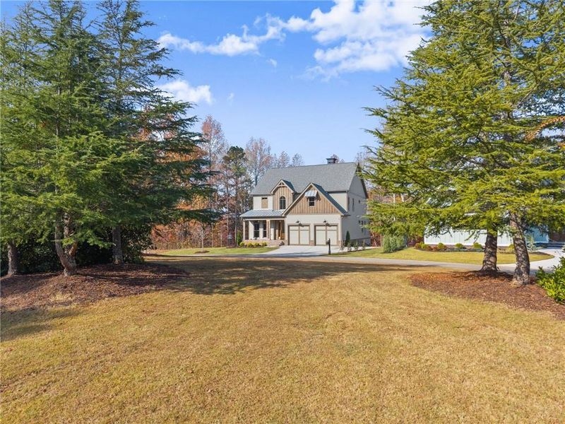 Front exterior of a new home in , Dahlonega, GA, highlighting curb appeal (Image 27).