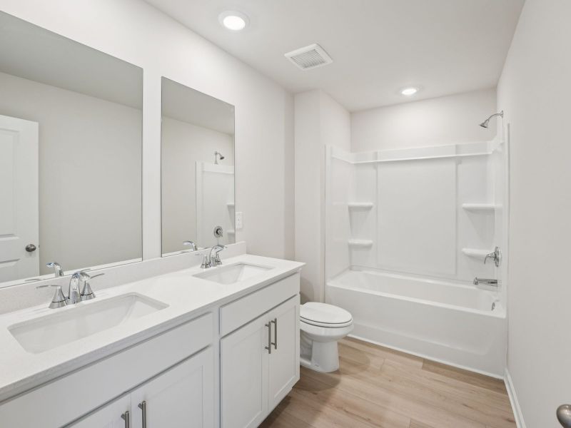 Furnished interior view inside a new home in Westmont Preserve, Powder Springs (Image 11).