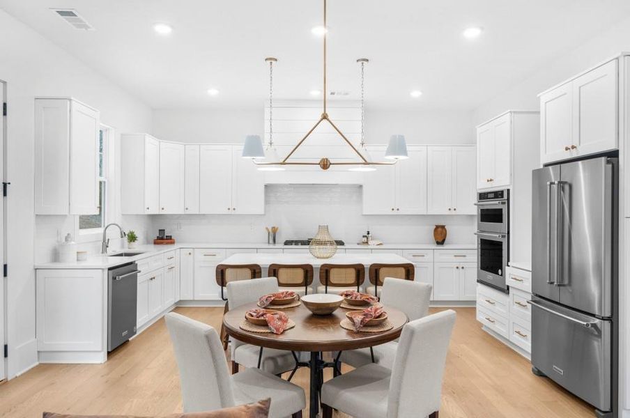Furnished interior view inside a new home in , Canton (Image 55).