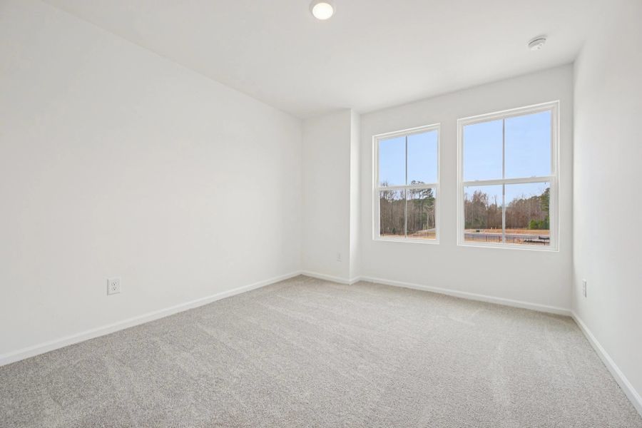 Spacious, unfurnished interior of a new home in Towns at The Point, Rolesville (Image 19).