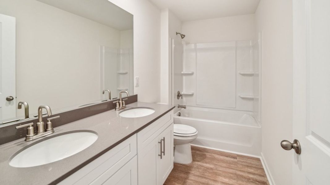 Furnished interior view inside a new home in Archer's Pointe, Johnson City (Image 10).