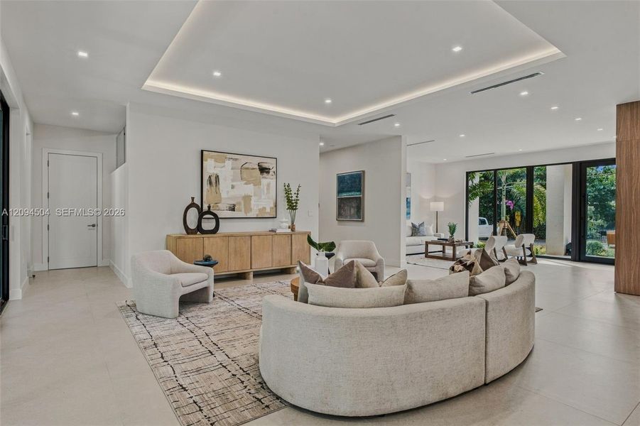 Furnished interior view inside a new home in , South Miami (Image 50).
