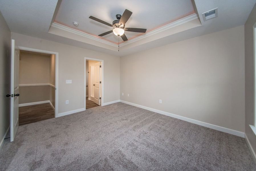 Representative unfurnished interior of a home built from the Inman by Enchanted Homes in Hampshire Heights, Moore (Image 30).