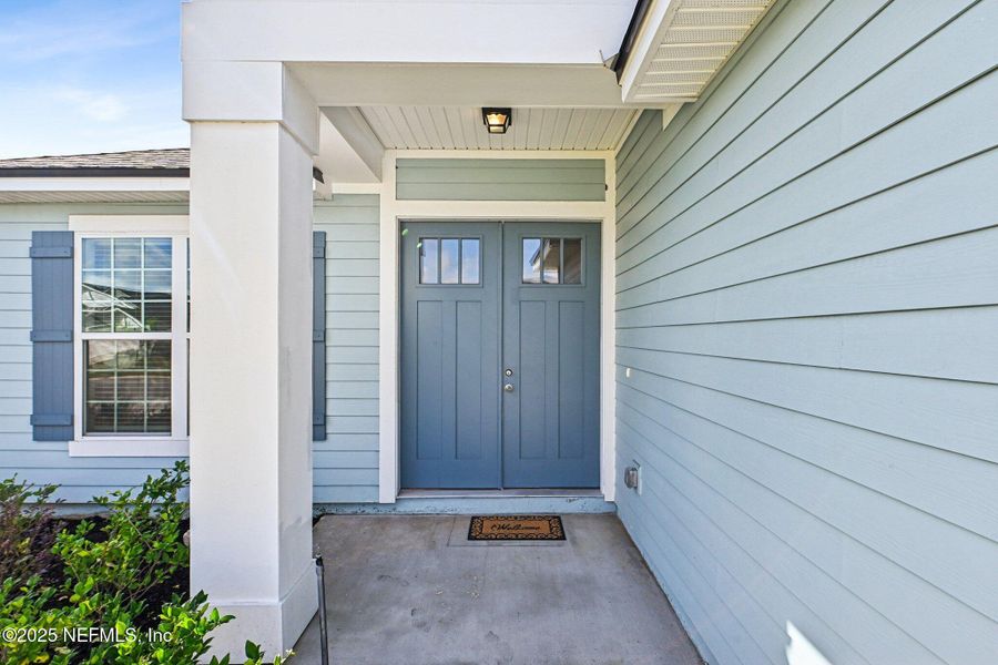 Exterior details and patio area of a home in Cordova Palms, St. Augustine (Image 21).