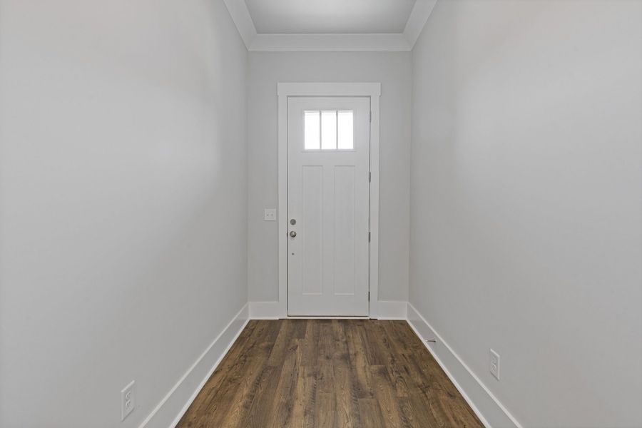 Representative unfurnished interior of a home built from the Danbury by Crawford Creek Communities in Red Bird Manor, Jefferson (Image 22).
