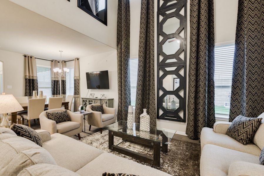 Representative furnished interior of a home built from the Floor Plan 2102 by Colina Homes in Sunterra, Katy (Image 17). Representative furnished interior of a home built from the Floor Plan 2102 by Colina Homes in Sunterra, Katy (Image 17).