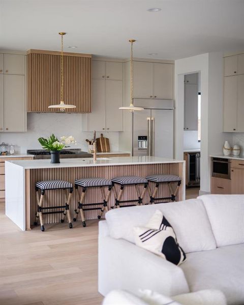 Furnished interior view inside a new home in , Dallas (Image 10).