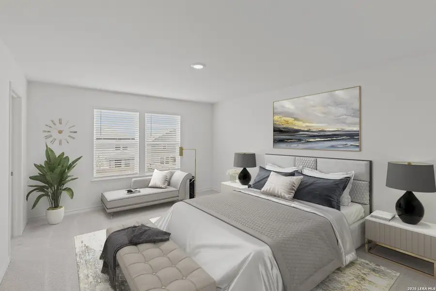 Furnished interior view inside a new home in The Overlook at Creekside, New Braunfels (Image 12).