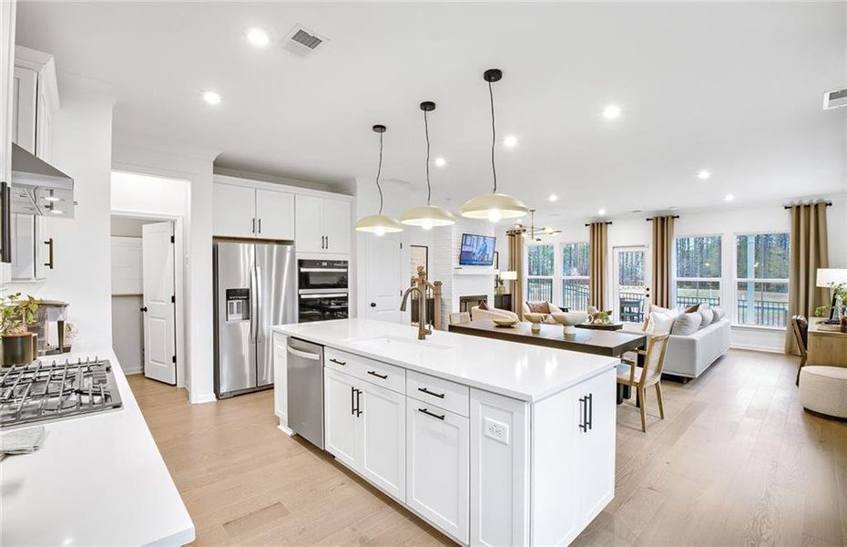 Furnished interior view inside a new home in Adler Springs, Powder Springs (Image 7).