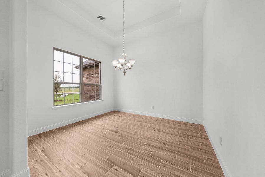 Spacious, unfurnished interior of a new home in Creekview Farms, Greenville (Image 26). Spacious, unfurnished interior of a new home in Creekview Farms, Greenville (Image 26).