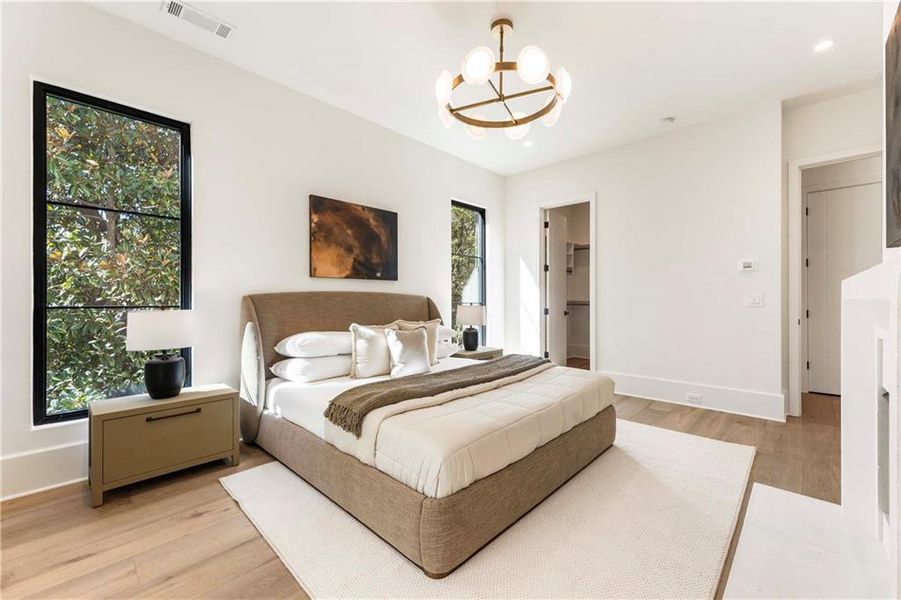 Furnished interior view inside a new home in , Sandy Springs (Image 11). Furnished interior view inside a new home in , Sandy Springs (Image 11).