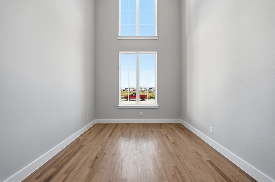 Spacious, unfurnished interior of a new home in Park Place - 80' Lots, Prosper (Image 28). Spacious, unfurnished interior of a new home in Park Place - 80' Lots, Prosper (Image 28).