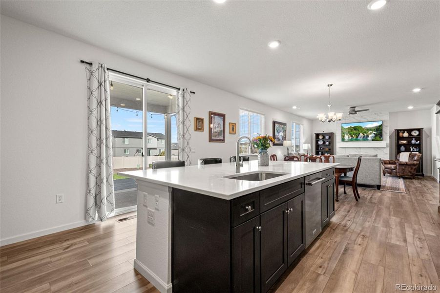 Furnished interior view inside a new home in , Parker (Image 42).