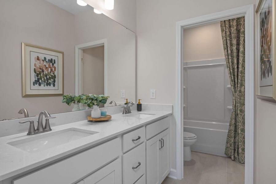 Representative furnished interior of a home built from the The Hickory II A by Davidson Homes LLC in Springvale South, Fuquay Varina (Image 33). Representative furnished interior of a home built from the The Hickory II A by Davidson Homes LLC in Springvale South, Fuquay Varina (Image 33).