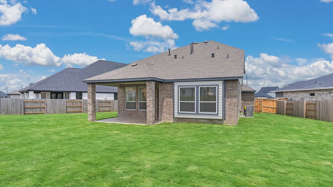 Representative exterior details of a home built from the Lorne by Chesmar Homes in Artavia, Conroe (Image 18). Representative exterior details of a home built from the Lorne by Chesmar Homes in Artavia, Conroe (Image 18).