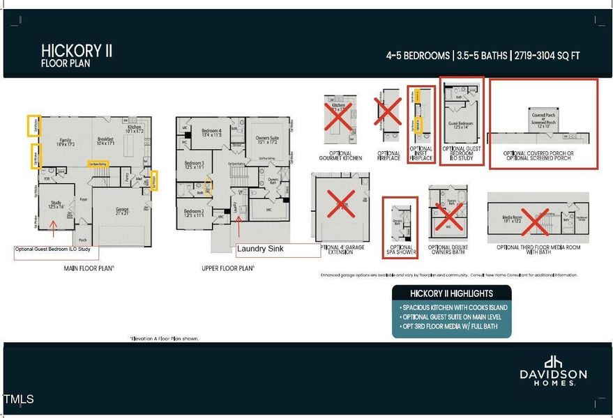 SNM 67 Floor Plan Hickory II E9