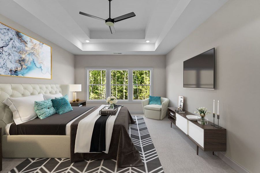 Furnished interior view inside a new home in Harmon Springs, Carrollton (Image 18).