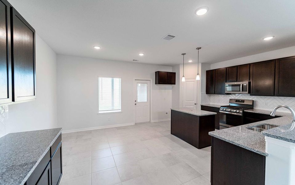 Furnished interior view inside a new home in Bay Creek, Baytown (Image 2). Furnished interior view inside a new home in Bay Creek, Baytown (Image 2).