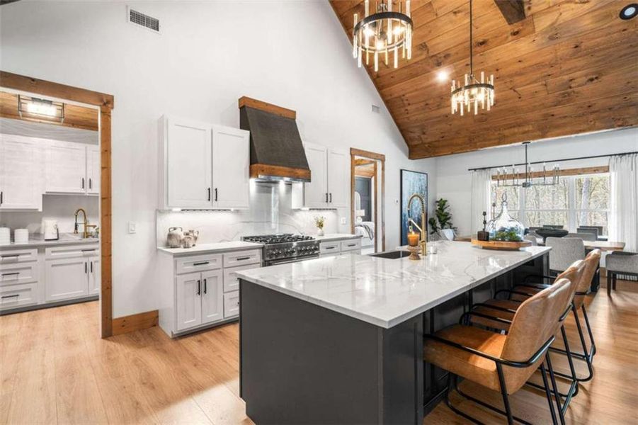 Furnished interior view inside a new home in , Ellijay (Image 44).