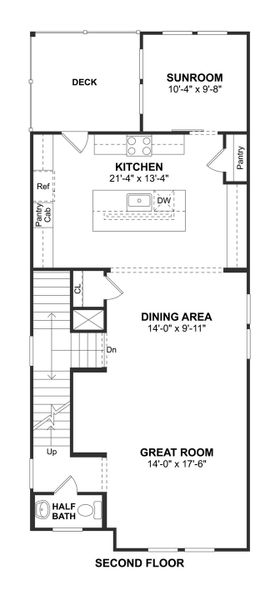 2D floor plan layout for the Rivercrest II by K. Hovnanian® Homes in Piccolina, Houston, TX (Image 5). 2D floor plan layout for the Rivercrest II by K. Hovnanian® Homes in Piccolina, Houston, TX (Image 5).