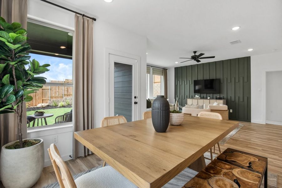 Furnished interior view inside a new home in Sorella, Tomball (Image 12).