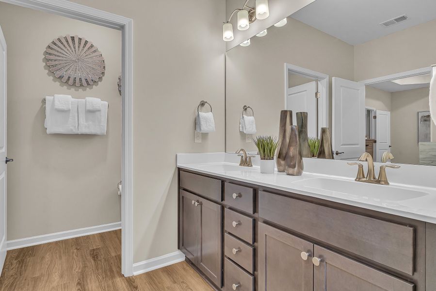 Representative furnished interior of a home built from the The Wave Crest by Chesapeake Homes in Bridgewater - Shorehaven Village, Little River (Image 23).