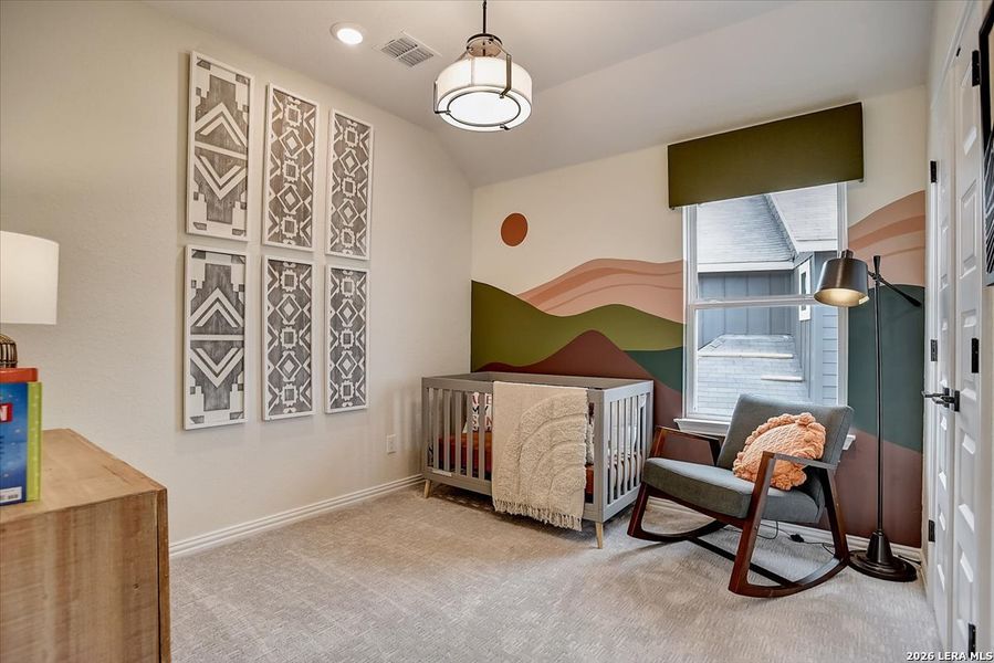 Furnished interior view inside a new home in Casinas at Gruene, New Braunfels (Image 13).