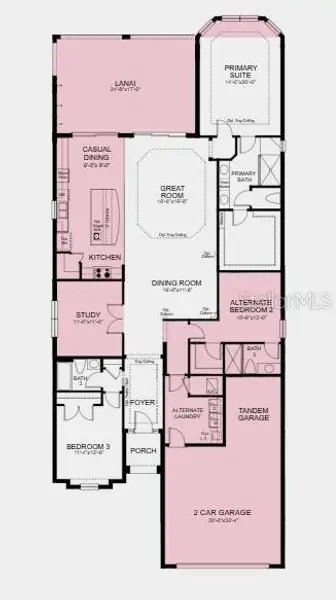 2D floor plan layout of this home in , Bradenton, FL (Image 3).