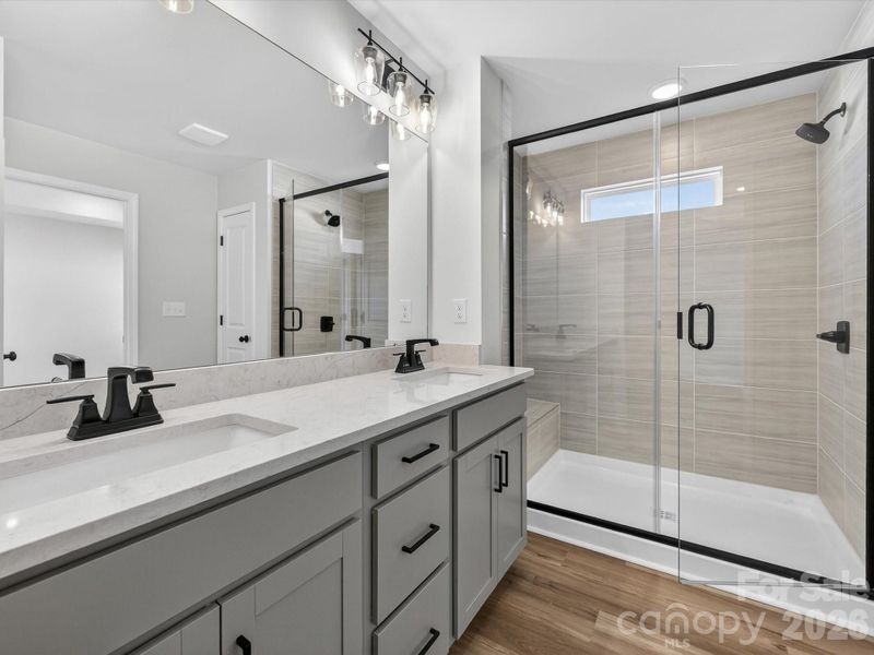 Furnished interior view inside a new home in North Creek Village, Huntersville (Image 5).