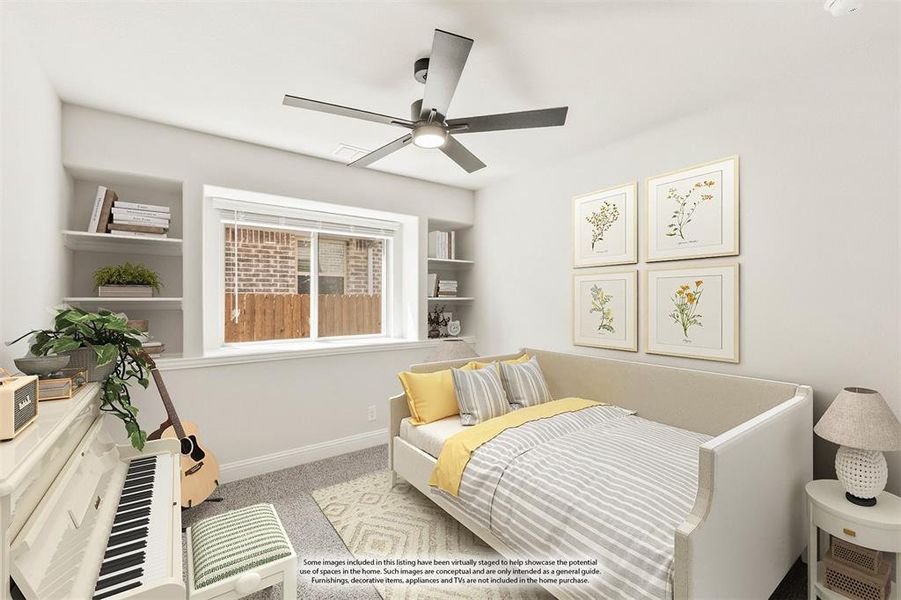 Furnished interior view inside a new home in Godley Ranch Classic, Godley (Image 9). Furnished interior view inside a new home in Godley Ranch Classic, Godley (Image 9).