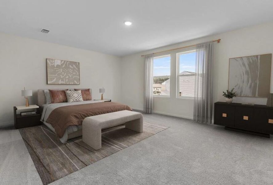 Furnished interior view inside a new home in , Ridgeville (Image 3).