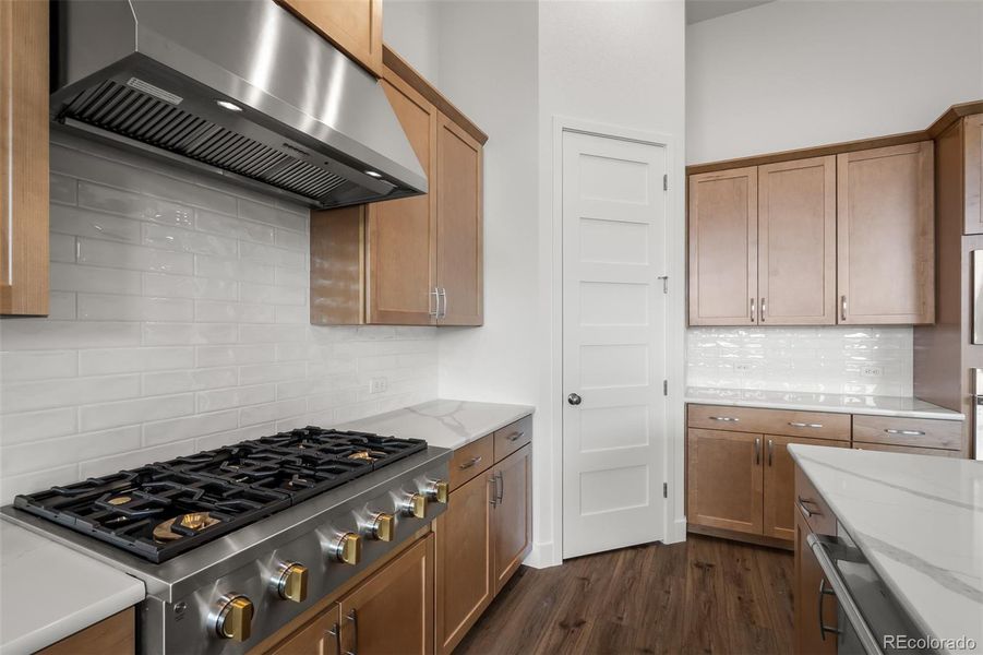 Furnished interior view inside a new home in Cloverleaf - Pinnacle Collection, Monument (Image 8).